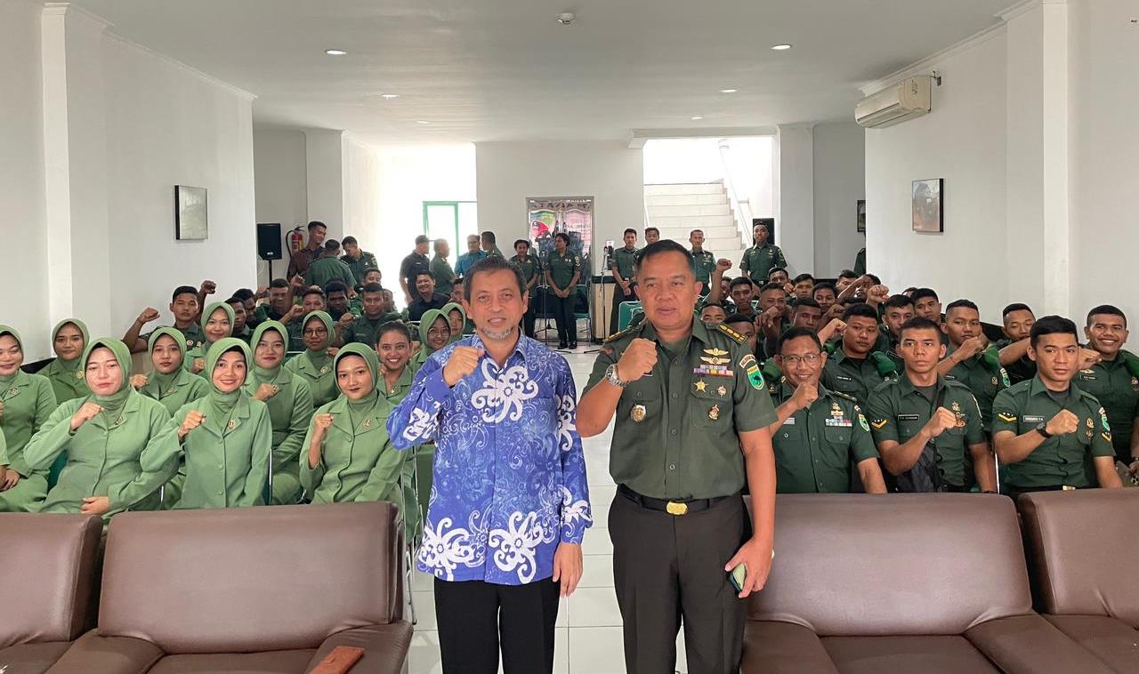 Wakil Gubernur Kalimantan Timur, H. Hadi Mulyadi Jadi Motivasi Anggota Paldam Kasuari